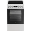 Viryklė Whirlpool Cooker | Whirlpool | Hob type Vitroceramic | Oven type Electric | Baltas | Plotis 50 cm | Gylis 60 cm | Energy efficiency class A | 60 L