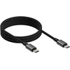 Kabelis USB Vision USB-C 3.2 Magnetyczny Spiralny 1m 240W 5A Juodas (TC 1MUSBCMAG/BL)