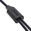 „InLine®“ USB 2 viename Y formos įkrovimo laidas, 1 x USB-A kištukas su 2 x USB-C kištukais, juodas, 1 m