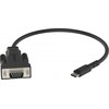 Kabelis USB Vision Professional serijinis USB-C (M) į DB-9 (M) Juodas (TC-USBCSER/BL)