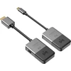 Vision siųstuvas prijungiamas prie nešiojamojo kompiuterio USBC prievado - Belaidžiu būdu perduoda HDMI signalą iki 10 m - Imtuvas prijungiamas prie ekrano HDMI prievado - raiška iki 4K esant 30 Hz - optimizuotas naudoti ženklinimo ir pristatymų srityse