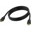 Vision VISION Professional Installation HDMI kabelis – GARANTIJA visam gyvenimui – 8K esant 30 Hz – HDMI versija 2.1 – 48 Gbps – dvigubai ekranuota – paauksuotos jungtys – HDMI (M) į HDMI (M) – išorinis skersmuo 7,3 mm – AWG 28 – 1 m – juodas