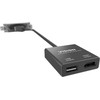 Vision Techconnect Modulares AV-Abdeckblech - LEBENSLANGE GARANTIE - USB-C-Modul - ''C'' 3.1 Typ-Buchse auf der Vorderseite - Ein Kabelis mit 1 x HDMI-Kabelis und 1 x USB-A 2.0-Buchsen - HDMI 4K bei 60 Hz - passt in Techconnect-Rahmen - Kunststoff - baltas