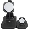 Vision ZENS 4-in-1 - Kabelloses Ladegerat - modular, mit iPad-Ladestander + AC-įkroviklis - 30 Watt - auf Kabelis: USB-C - Juodas - fur Apple AirPods with MagSafe Charging Case, AirPods Pro, iPhone 12, 13, 14