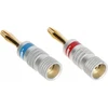 BAN-PLUG-HQ BANANA PLUG PAIR RAUDONA + MĖLYNA VITALCO