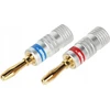 BAN-PLUG-HQ BANANA PLUG PAIR RAUDONA + MĖLYNA VITALCO