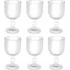 Vivalto Striped vandens stiklas, 370 ml, 6 vnt
