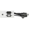VivoLink HDMI sieninis skydelis + USB- A + garso (WI221281)