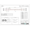 VivoLink RCA (Cinch) x2 - RCA (Cinch) x2 kabelis 7m juodas (PRORCARCA7)