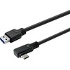 Kabelis USB VivoLink USB-A - USB-C 5 m Juodas (USB-A to USB-C Cable 5m)