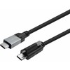 Kabelis USB VivoLink USB-C varžtinis prie USB-C 9 m
