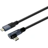 VivoLink USB-C į USB-C kampinis kabelis