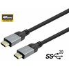 Kabelis USB VivoLink PROUSBCMM8 USB-C to USB-C 10 Gbps 60W 8m Juodas
