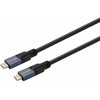 Kabelis USB VivoLink USB-C - USB-C 9 m Juodas (USB-C to USB-C Cable 9m)
