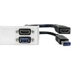 „VivoLink WI221261“ maitinimo lizdas HDMI + USB A Baltas