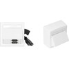 „VivoLink WI221292“ maitinimo lizdas, HDMI + DisplayPort + 3,5 mm, baltas