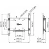 Vogels Sieninis laikiklis, Fiksuotas, 19-42 ", Maksimalus svoris (talpa) 30 kg, VESA 50x50, 75x75, 100x100, 200x100, 200x200, 100x200 mm, Juodas