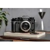 „Voigtlander“ objektyvas „Voigtlander“ spalvotas „Skopar“ 18 mm f/2.8 objektyvas, skirtas „Fujifilm X“ – sidabrinis
