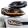 Volkswagen Golf 7 priekiniai chromuoti žibintai