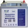 Volt AKUMULIATORIUS LIFEPO4 12,8V 50 AH (50A) + B