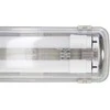 Volteno Hermetiškas šviestuvas su LED fluorescencinėmis lempomis 2x9W 60cm 4000K 1584lm Pilka IP65 ABS + PS 67,5x11,3x5cm VO2812