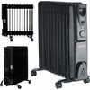VOLTENO alyvos radiatorius 13 briaunų 2500W juodas