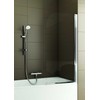 Vonios sienelė Alkotest 170-06990P / KFA / MODERN 1 / PARAWAN 1 -ELEMENTOWY CHROM OPTIC SZKŁO BEZPIECZNE 670-680MM / 1400MM /
