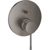 Grohe iebūvējamā dušas maisītāja Essence virsapmetuma daļa, ar pārslēdzēju, brushed hard graphite
