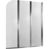 Vonios pertvara Alkotest 170-06992P / KFA / MODERN 3 / 3 ELEMENTŲ SIENA CHROMUOTAS OPTINIS SAUGUS STIKLAS 1205-1215 MM / 1400 MM /