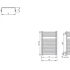 Vonios radiatorius ENIX Aster A 60 cmx78 cm cm baltas (A0006000776014010000)