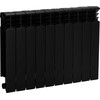 Šildytuvas łazienkowy KFA GRZEJNIK ALUMINIOWY G500F (789-100-81) 10-ELEMENT. JUODA // GR-AL-KZA-G500F/10-JUODA