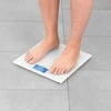 Virtuvinės svarstyklės Elektroninės svarstyklės vonios 180 kg balta BRABANTIA