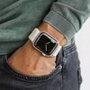 Vonmählen Klasikinė nailoninė apyrankė „Apple Watch 38 | 40 | 41 mm“, vieno dydžio – kreminė (AWS00141)
