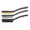 VOREL dantu šepetėliai, 3 Vnt. PLIENINIAI ŽALVARINIAI NAILONAI 23cm 06964