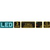 VOREL TELESKOPAS GRIEBENYS 56.5cm SU MAGNETU IR LED 78405