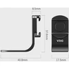 VRIG Adapteris Laikiklis Tvirtinimas 1/4'' ISO kojelė, skirta Insta360 X4 X3 X 4 3 One X2 / AC 22