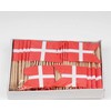Vrige Flaga do kransekage papierowa DK 144stk/pak Raudona/balta 1x1x1mm (144EA)