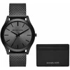 Vyriškas laikrodis + Dėklas na karty MICHAEL KORS MK1085SET + BOX