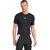 Vyriški marškinėliai adidas Techfit Short Sleeve Tee juoda JP4674 (S)