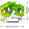 Wago 3- viela jungtis 2.5mm2 gelsvai žalia (280- 637)