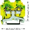 Wago 6mm2 gelsvai žalios (282- 107)