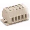 Wago 12-takelių galinė panelė 2-vielos ExeII 4mm2 su 3.2mm šviesiai pilkos montavimo laikikliai (262-142)