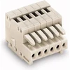 Wago 733-107 MCS-MICRO lizdas 7 kontaktų šviesiai pilkas rastrinis 2,5 mm 733-107