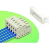Wago 734-105 Lizdas MCS-MINI Classic 5 kontaktų šviesiai pilkas rastrinis 3,5 mm 734-105