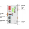 Wago „Modbus TCP“ valdiklis, 4-os kartos, 2 x ETHERNET ECO*, šviesiai pilkas, 750-862