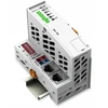 Wago „Modbus TCP“ valdiklis, 4-os kartos, 2 x ETHERNET ECO*, šviesiai pilkas, 750-862