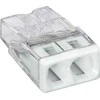 Złączka „Wago“ 2 takelių jungtis, modelis: 2273-202, nuo 0,5 iki 2,50 mm², 5 vnt.