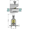Wago Spring spaustukas ekranams skersmuo 5-11mm, plotis 17mm (791-111)