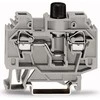 Wago 6mm2 pilkojo saugiklio jungtis 10A G 5x 20mm DIN 35mm (282-122)