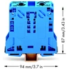 Wago Złączka przelotowa 2-przewodowa 20x94mm mėlyna - 285-154